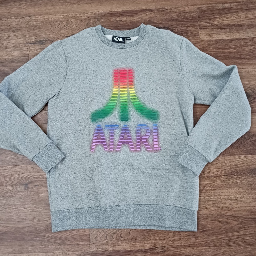Primark Atari Gray‎ Men's Large Sweatshirt Lightweight